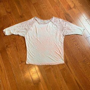 Urban Outfitters BDG burnout Pink Dolman Top